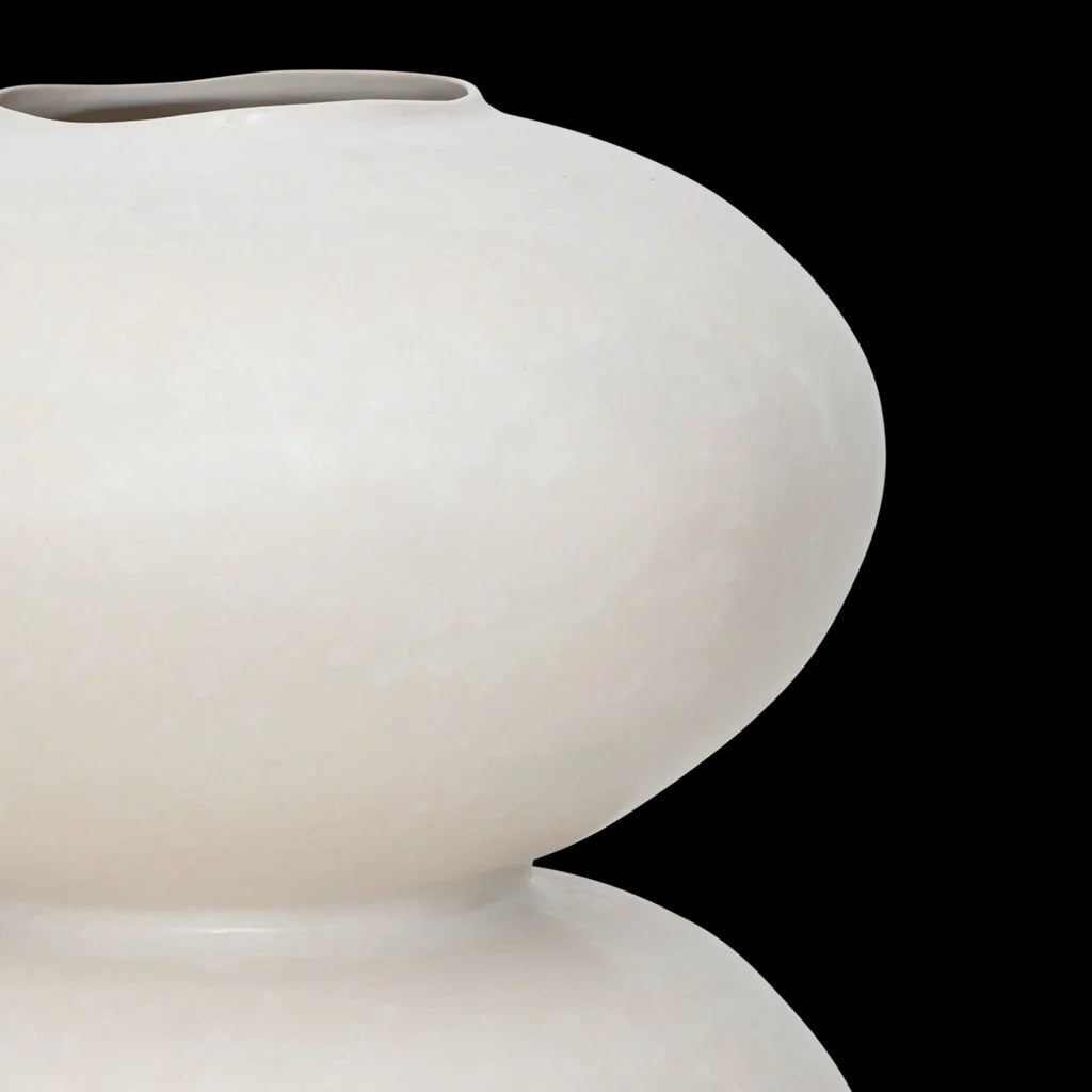 Foss - Vaso in ceramica bianco