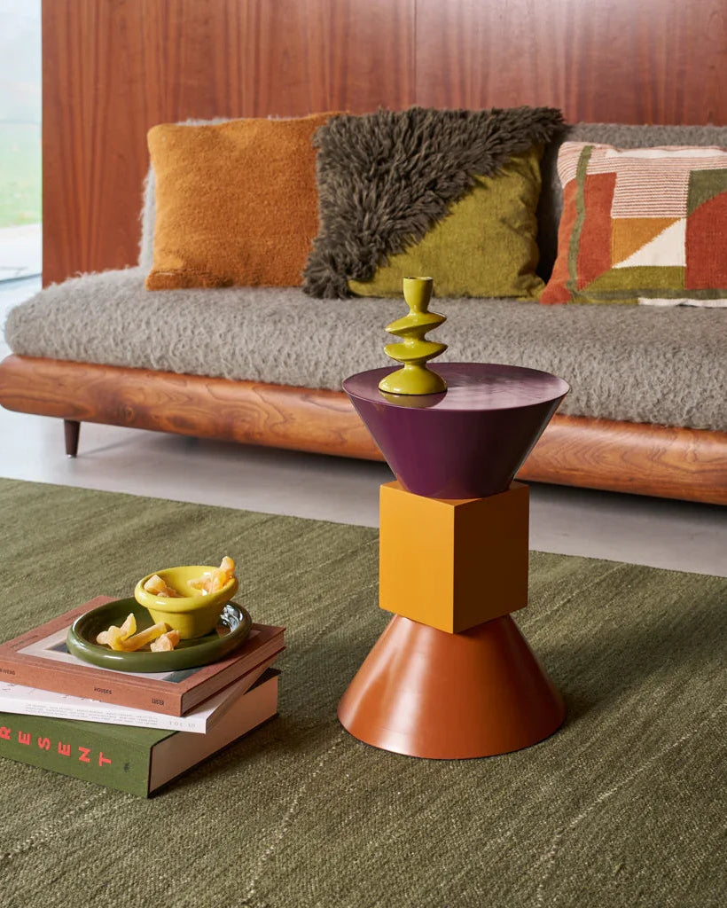 Tove - Portacandele verde in metallo