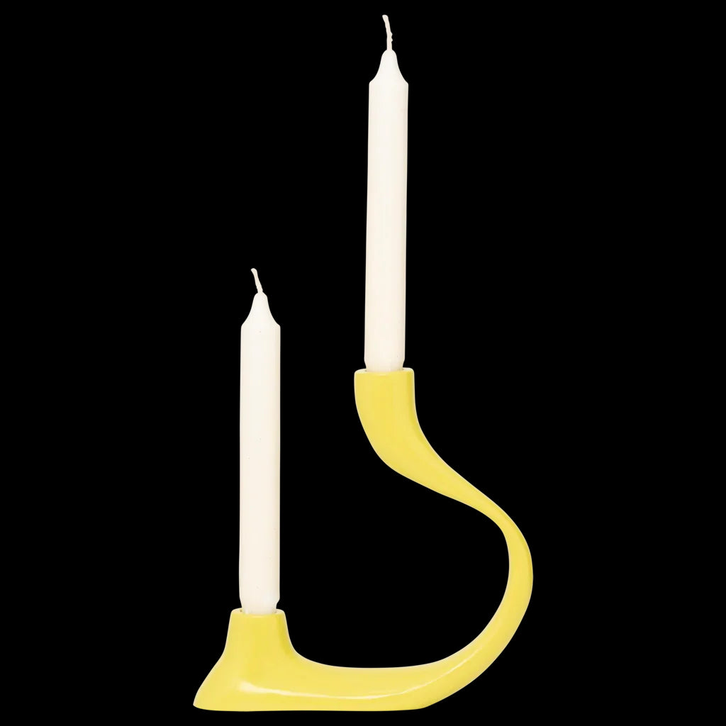 Aila - Portacandele lime, in metallo