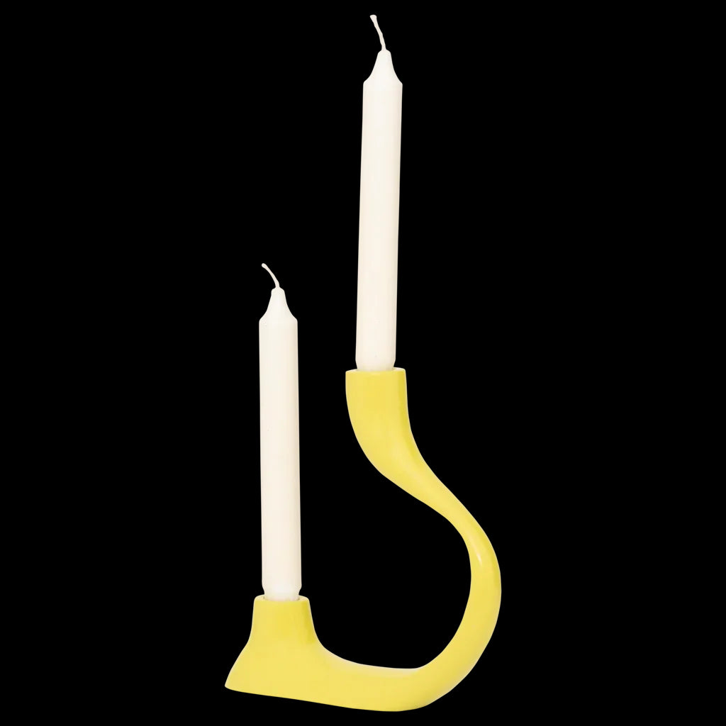 Aila - Portacandele lime, in metallo