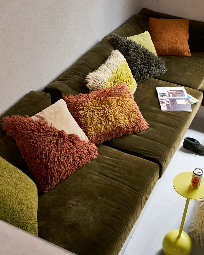 Megan - Cuscino Megan, arancione bruciato