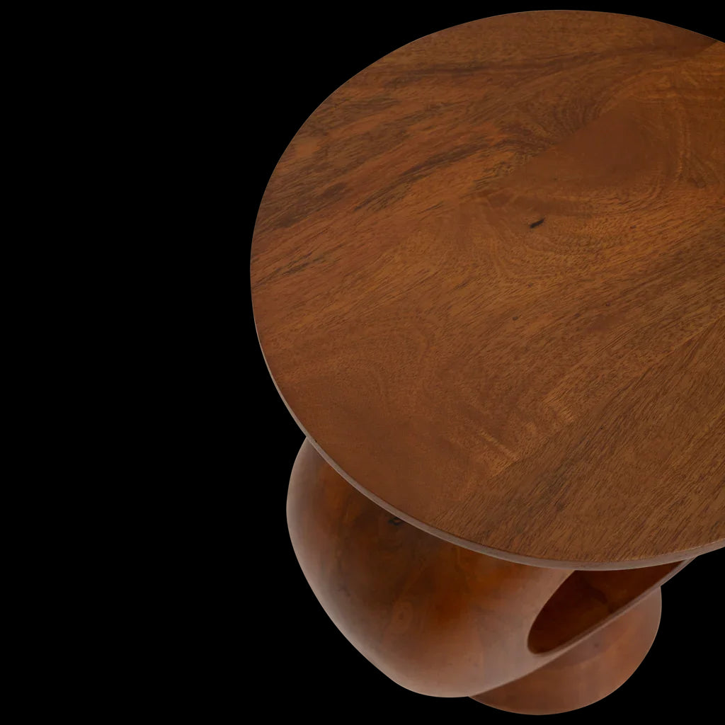 Farren - Side table in legno di mango