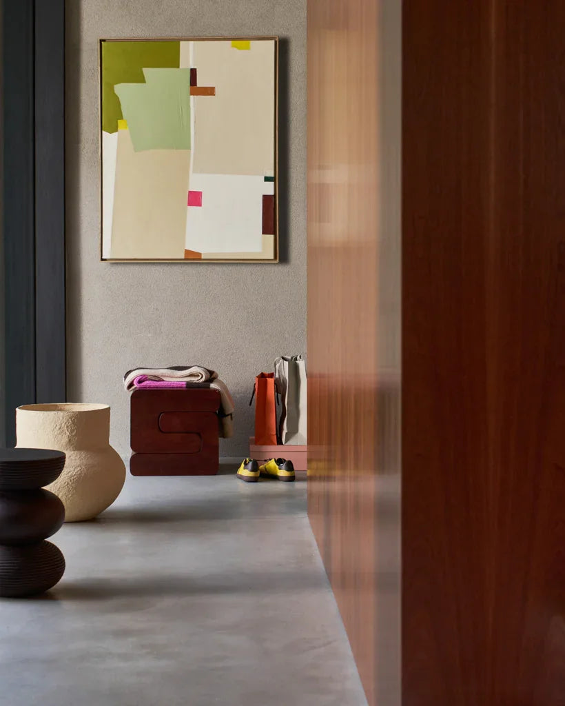 Lugn - Tavolino a incastro in legno di mango