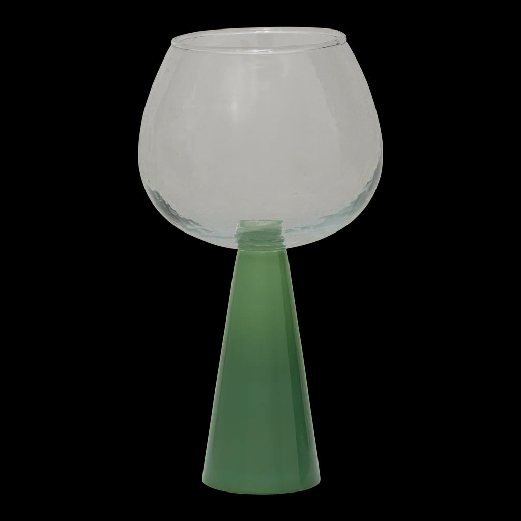 Party - Set di 2 bicchieri per cocktail Spritz, verde giada, in scatola regalo.