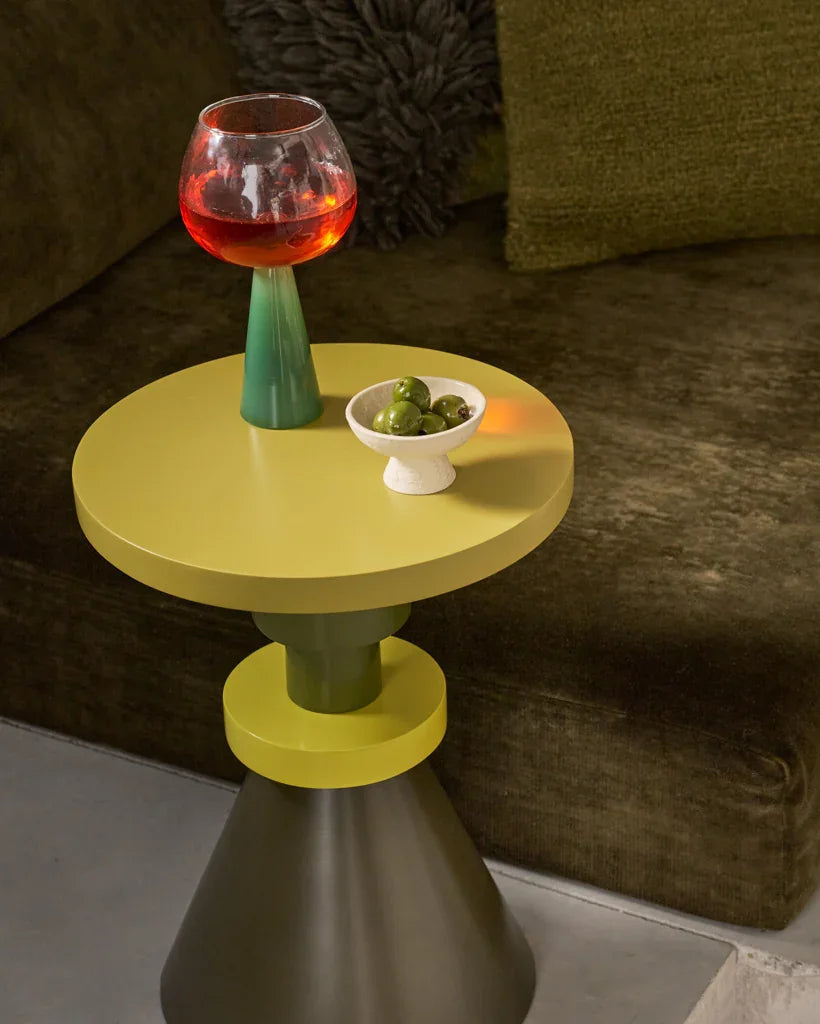 Party - Set di 2 bicchieri per cocktail Spritz, verde giada, in scatola regalo.