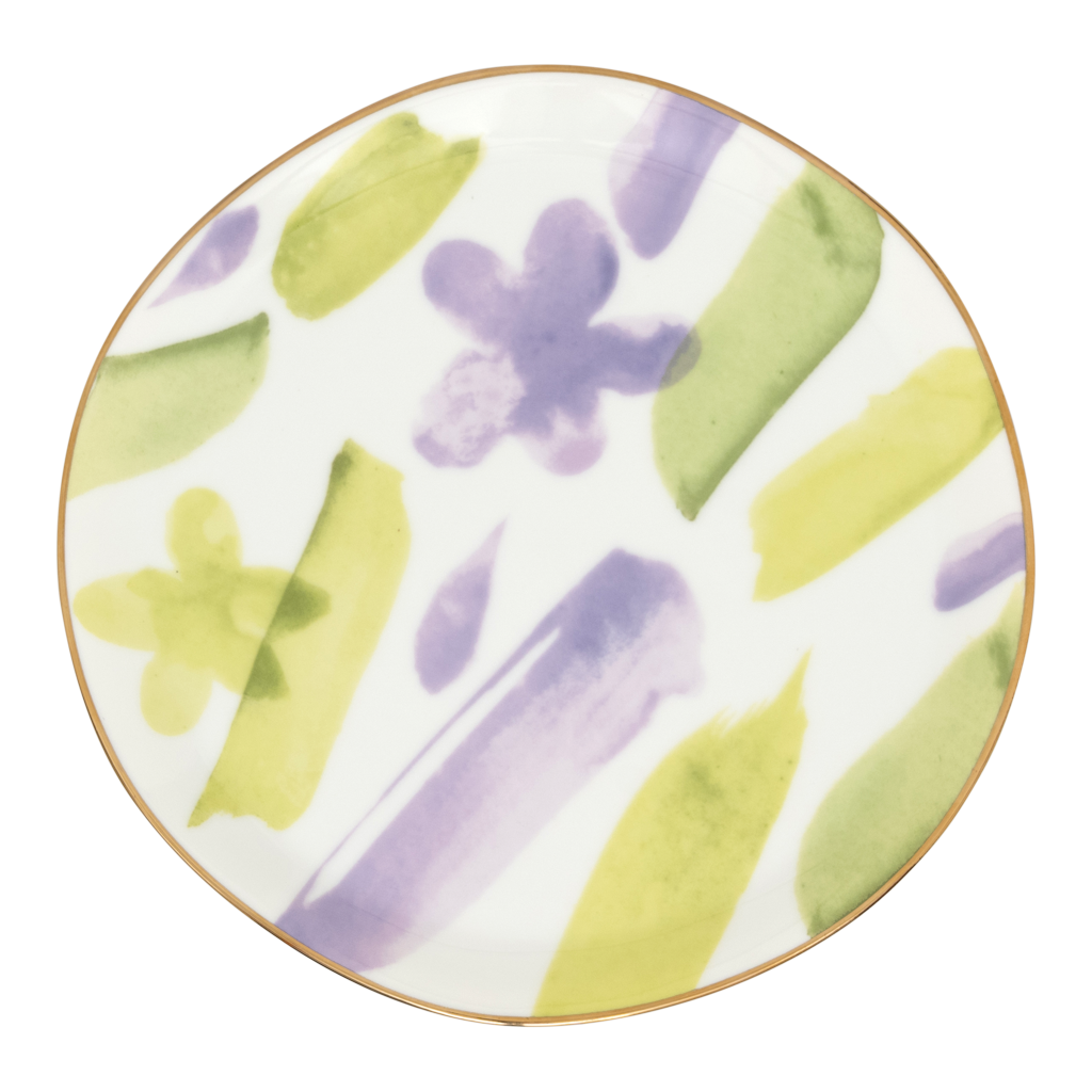 Good Morning - Confezione regalo due tazze da tè fantasia Kusha con piatti