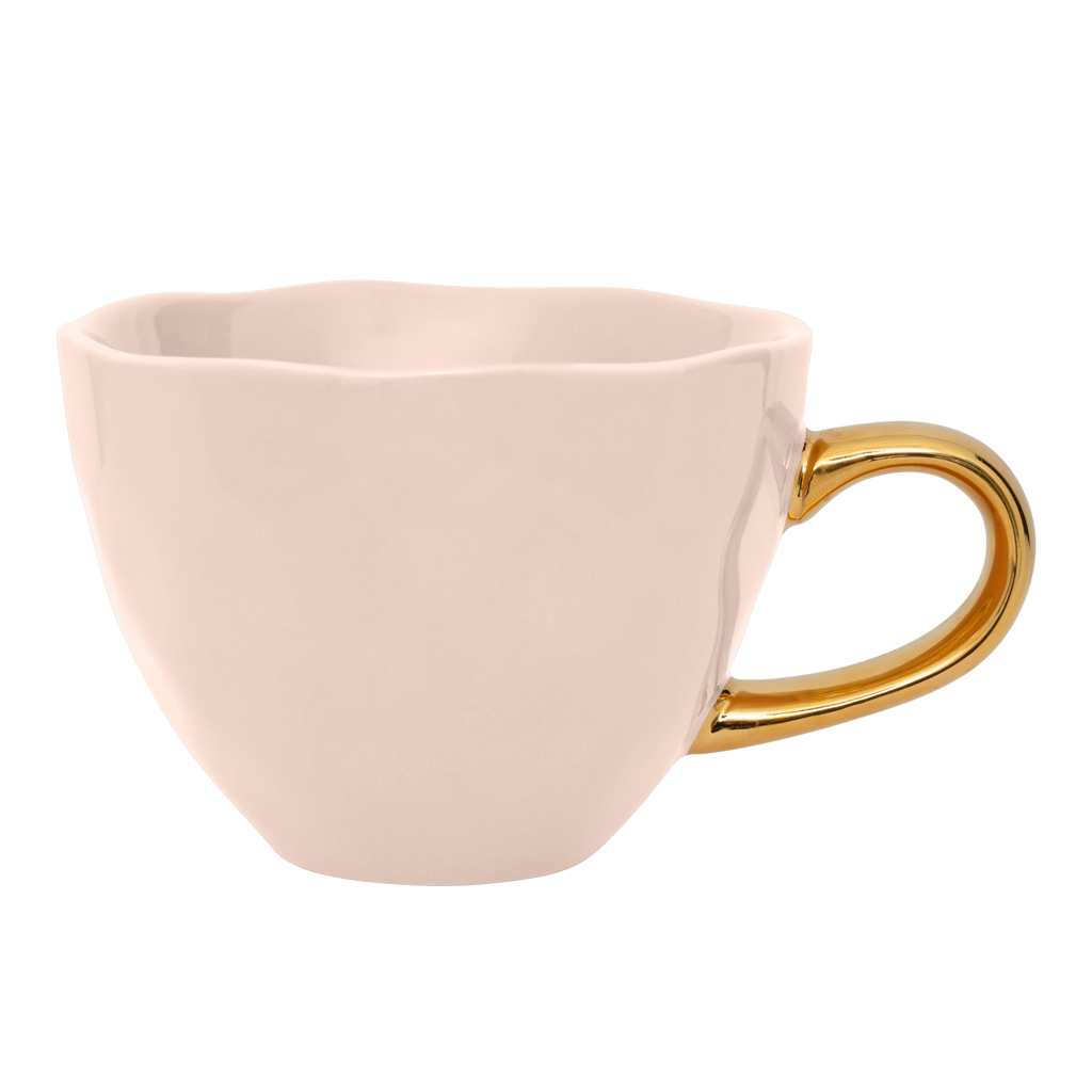 Good Morning - Confezione regalo due tazze da tè con piattino, rosa