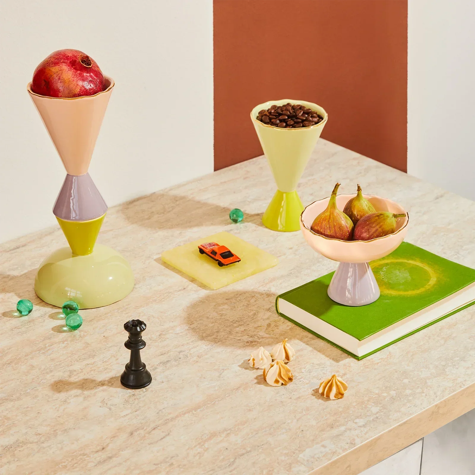 Good Morning - Coppa alta per dessert, verde pallido.