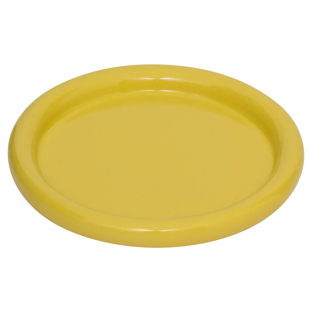 Curvada  - Set 2 piatti curvi, verde giallo acido