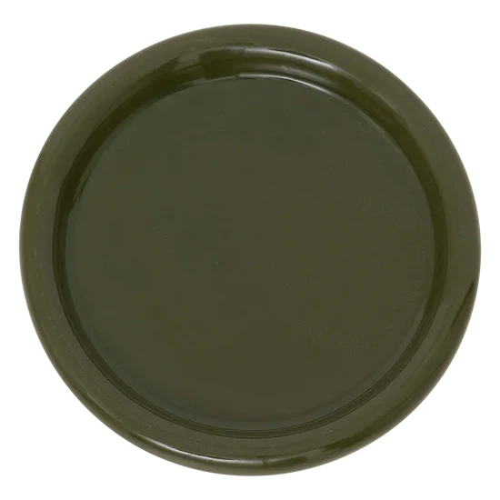 Curvada - set 2 piatti curvi, verde oliva