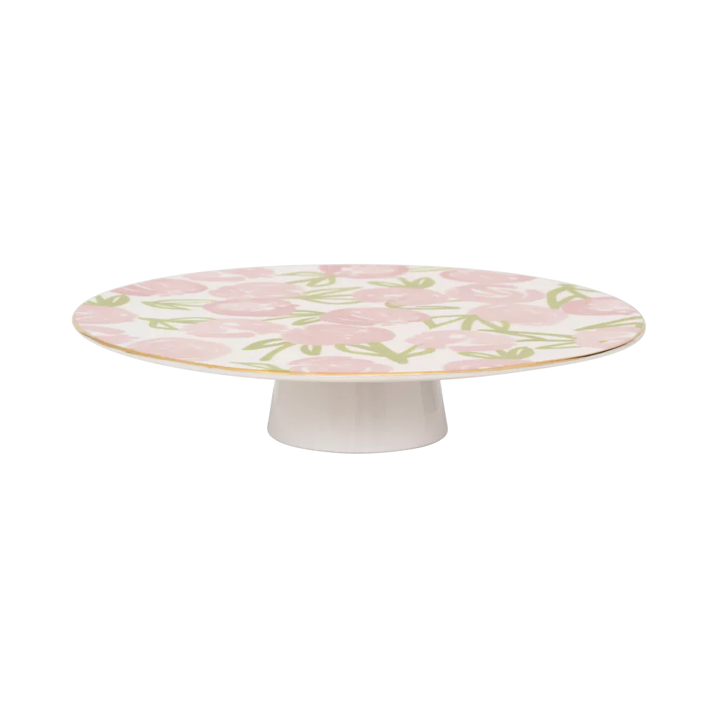 Good Morning - Alzatina per dolci, fiori rosa