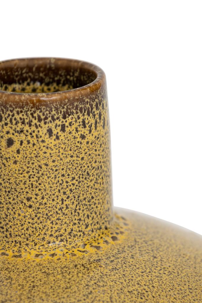 Daichi - vaso in ceramica portoghese, giallo