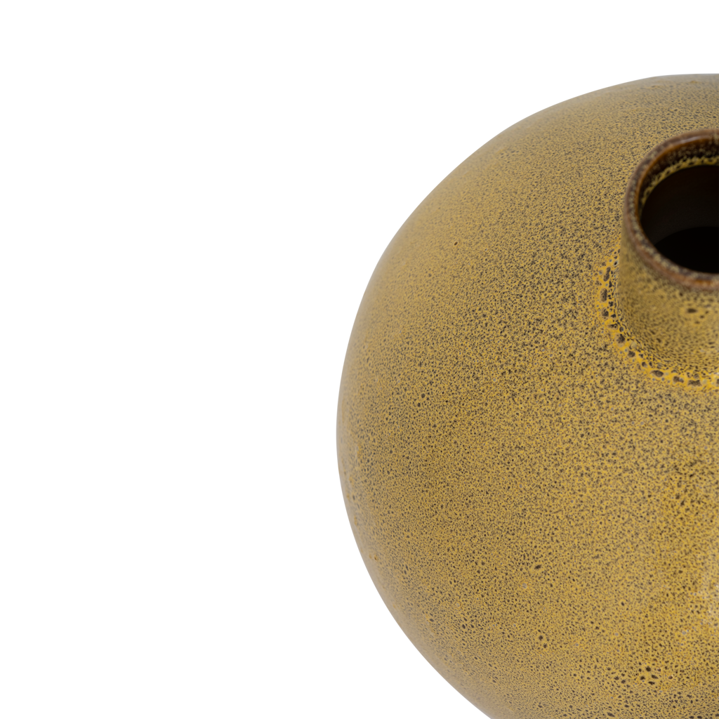 Daichi - vaso in ceramica portoghese, giallo