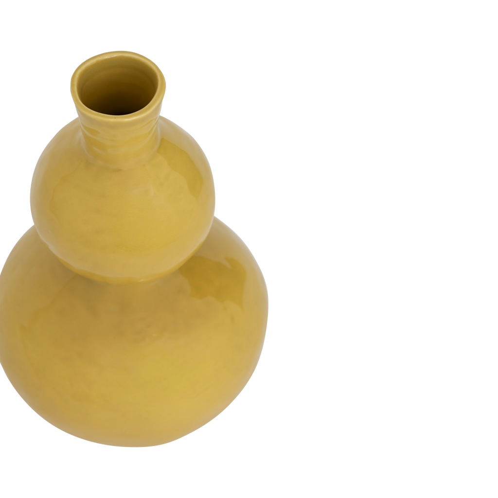 Tetsu - vaso giallo in ceramica portoghese