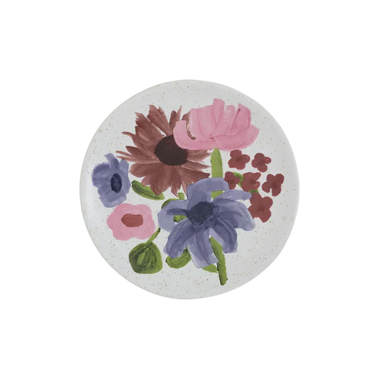 Hanako - Set due piattini in ceramica dipinti a mano, Ø12 cm