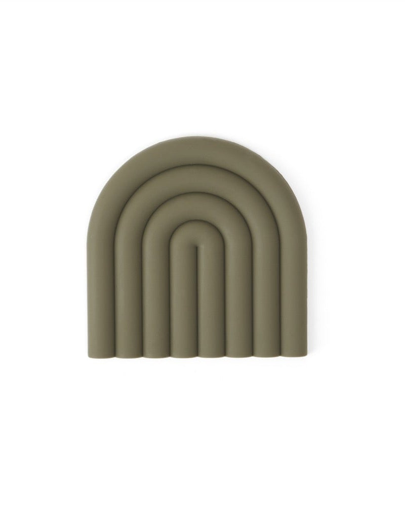 Rainbow - Sottopentola in silicone verde