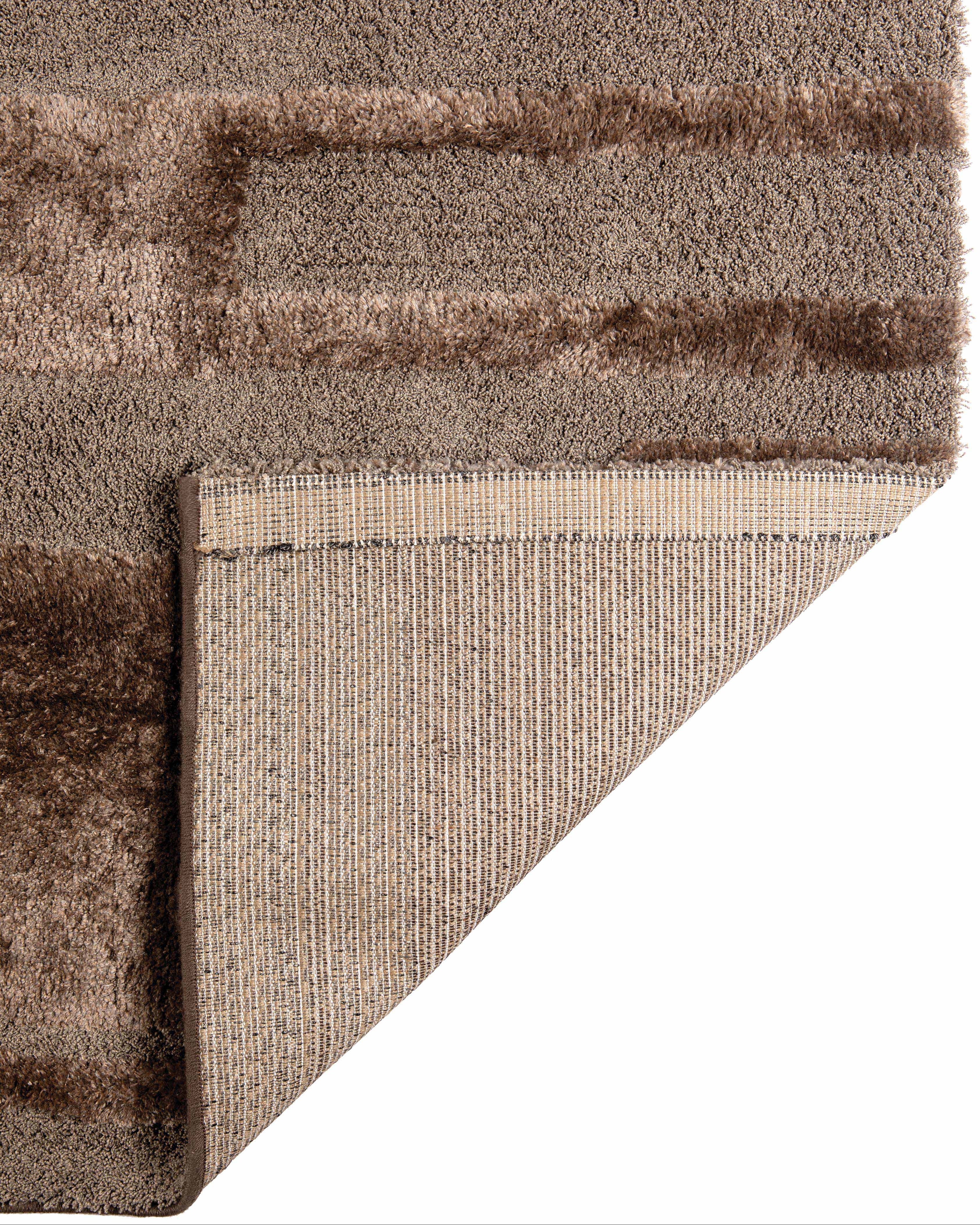 Tappeto riciclato Louka Noisette 160 X 230 X 2