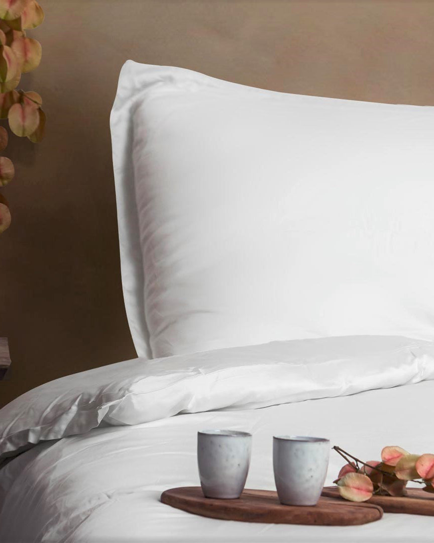 Tencel - copripiumin in tencel bianco,  240 x 220