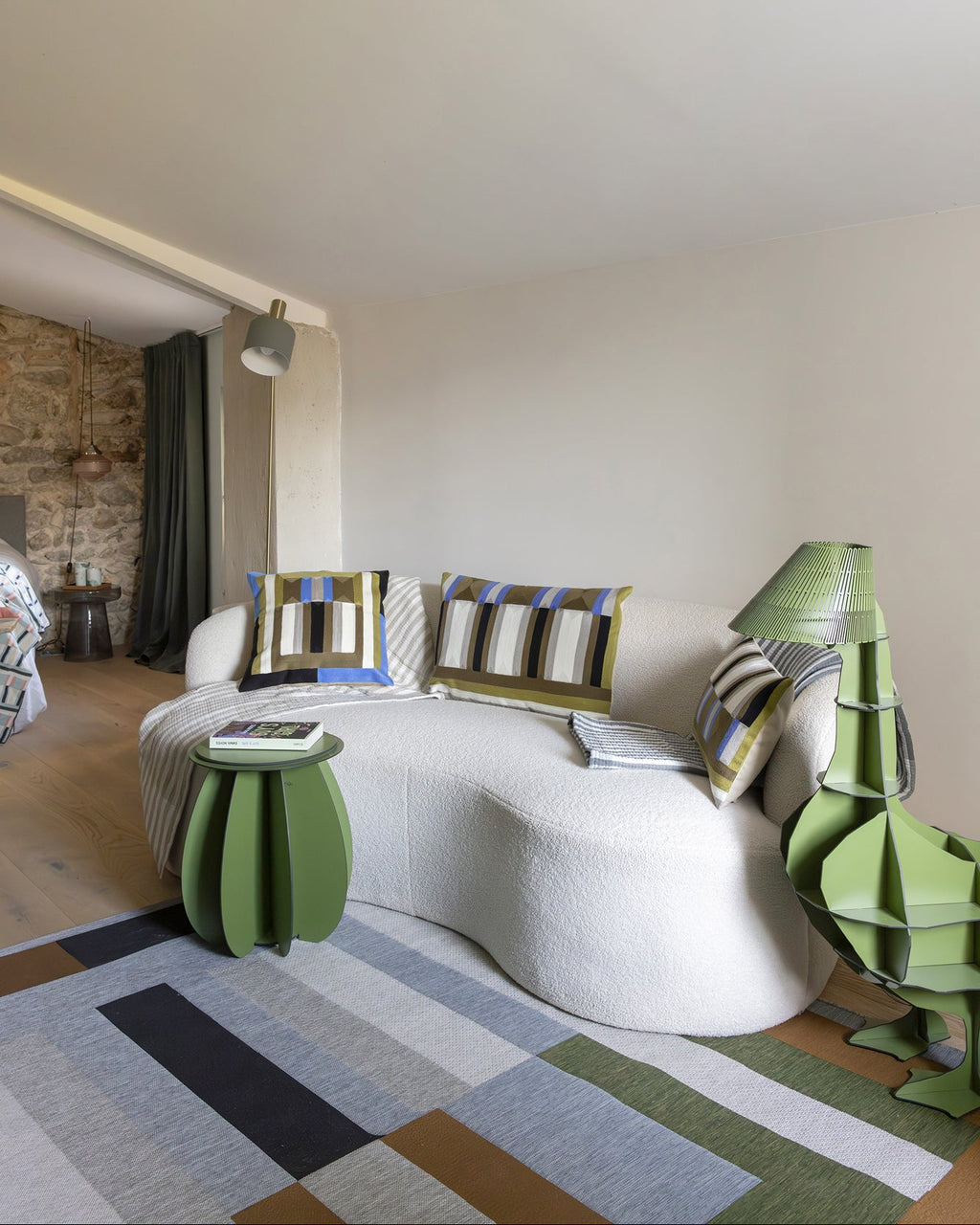 Jason - Cuscino ricamato Cèdre 30 X 50