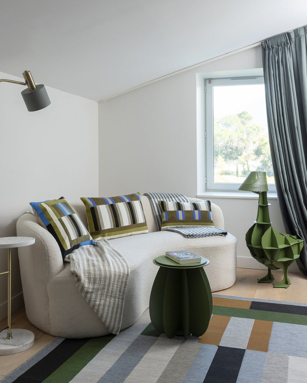 Jason - Cuscino ricamato Cèdre 30 X 50