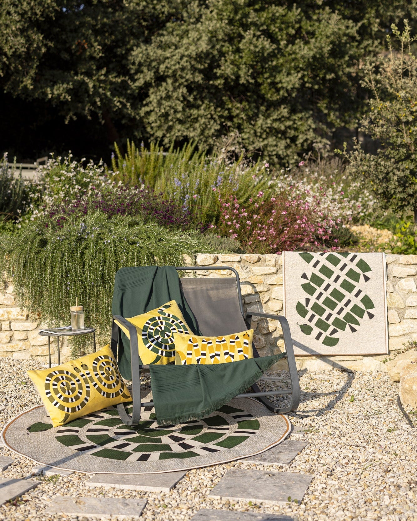 Cuscino ricamato Yoka Mangue 40 X 65