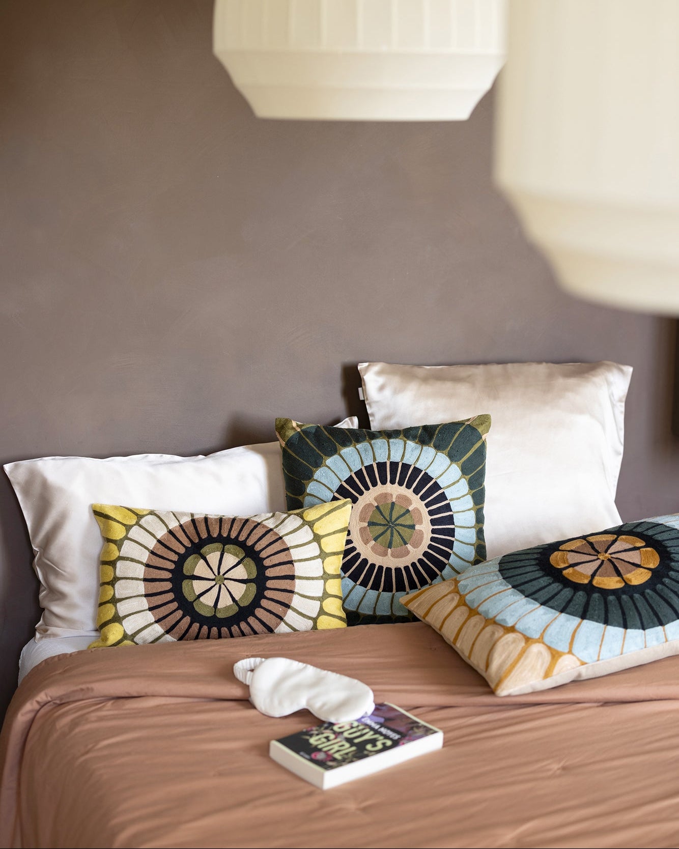 Cuscino ricamato Zeno Multico 45 X 45