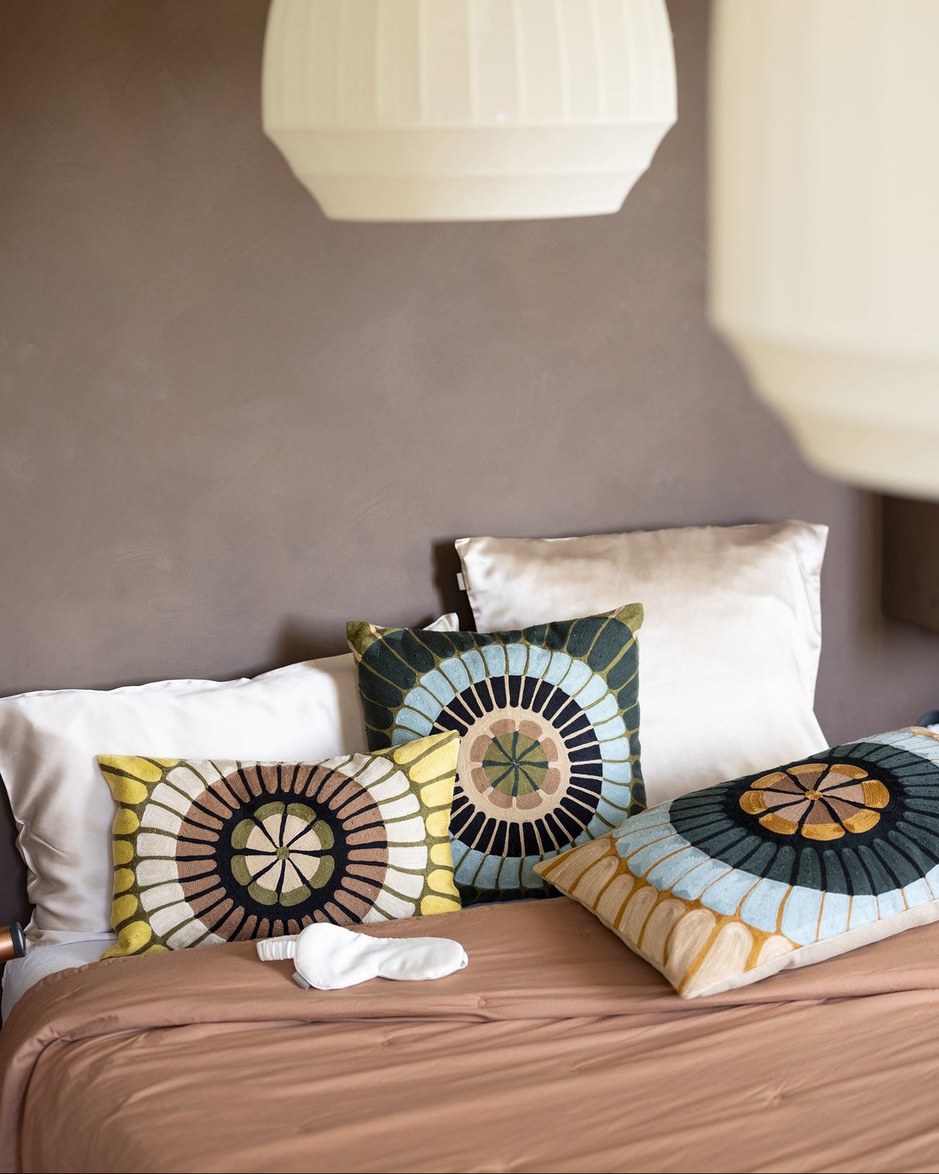 Cuscino ricamato Zeno Multico 30 X 50