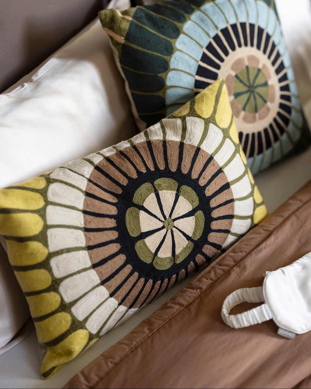 Cuscino ricamato Zeno Multico 30 X 50