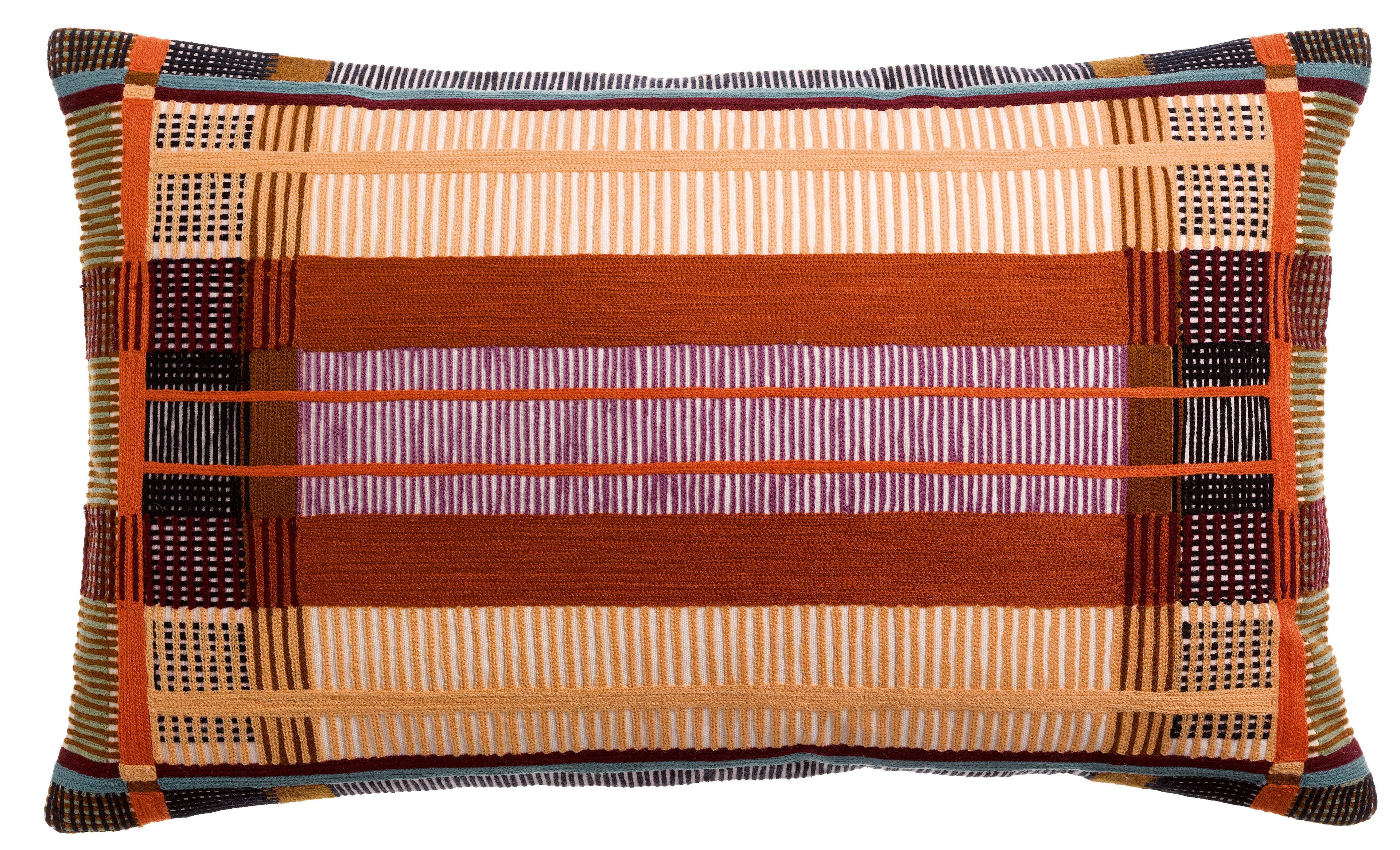 Cuscino ricamato Kaël Multico 40 X 65