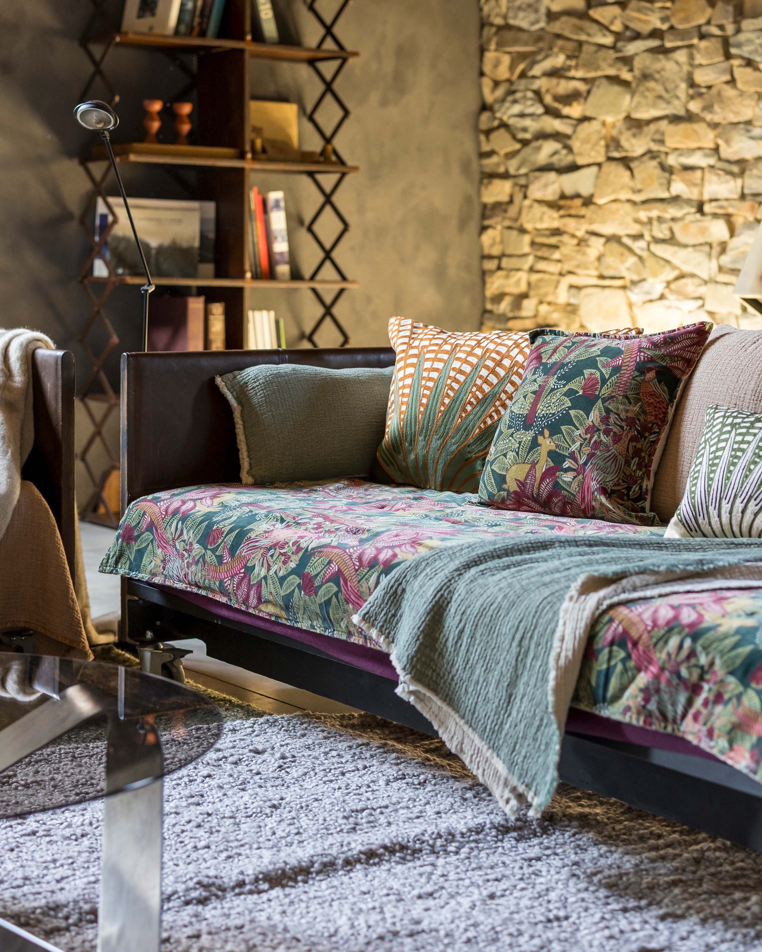 Cuscino stampato Ewan Multico 45 X 45