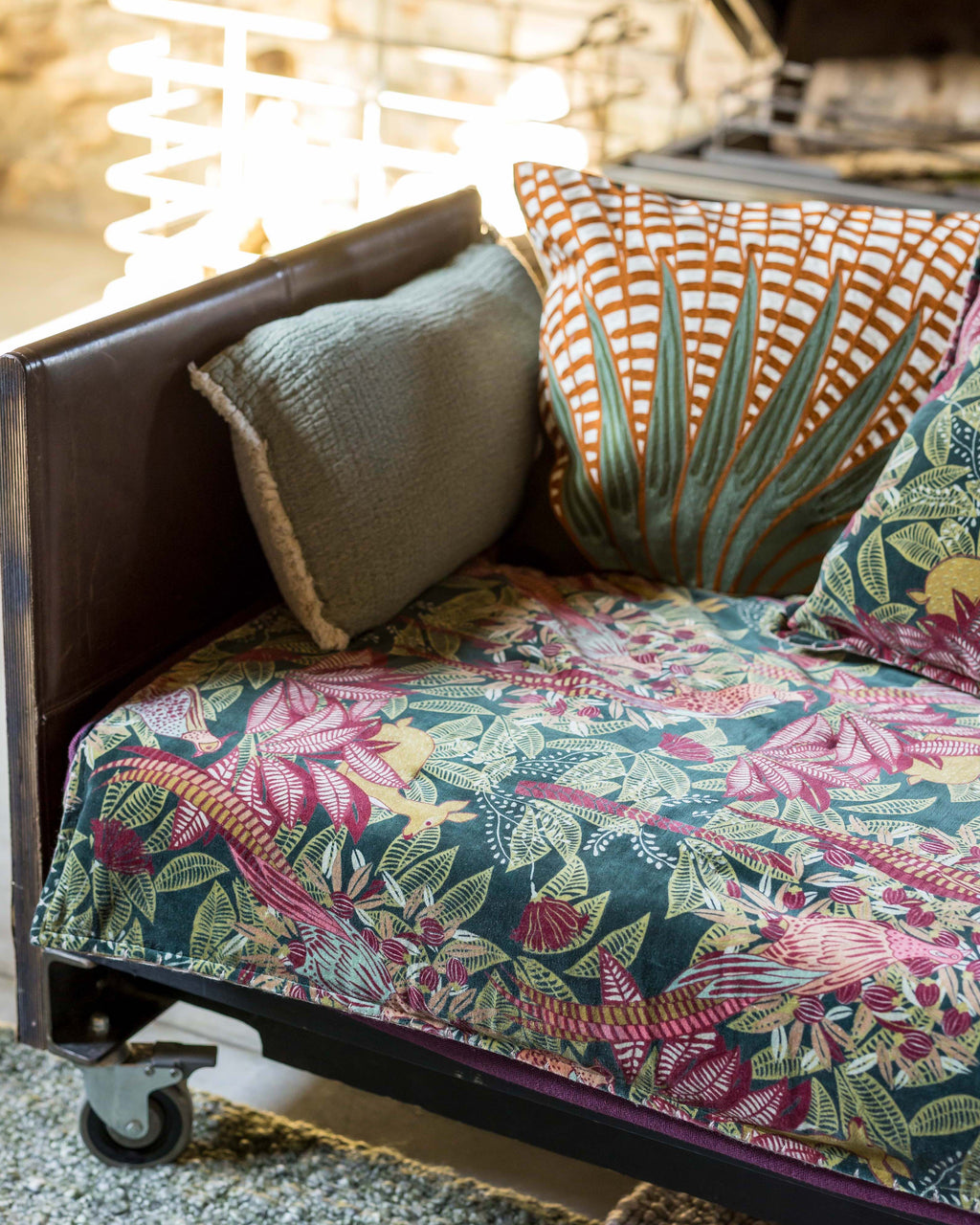 Plaid stampato Ewan Multico 135 X 200