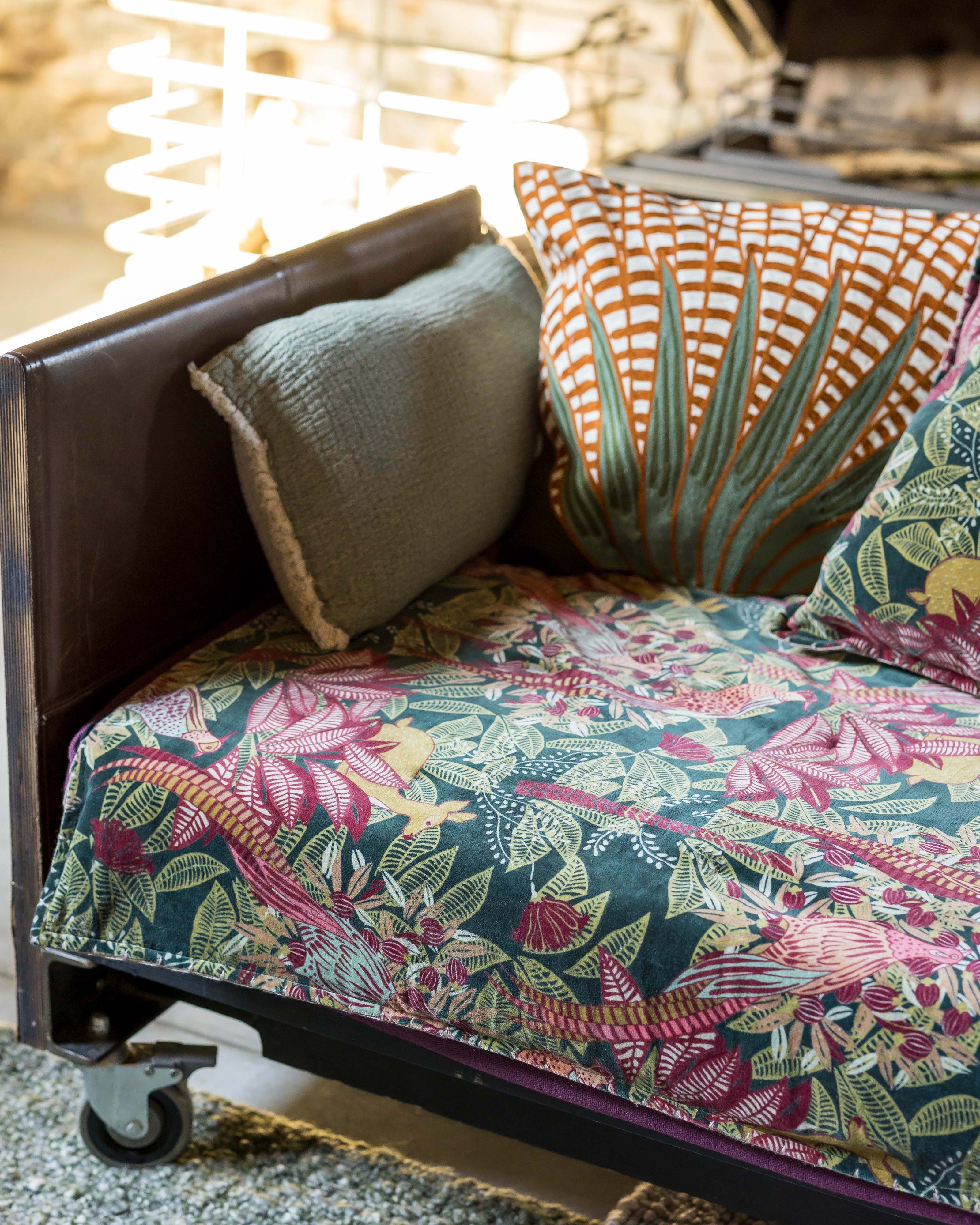 Plaid stampato Ewan Multico 135 X 200