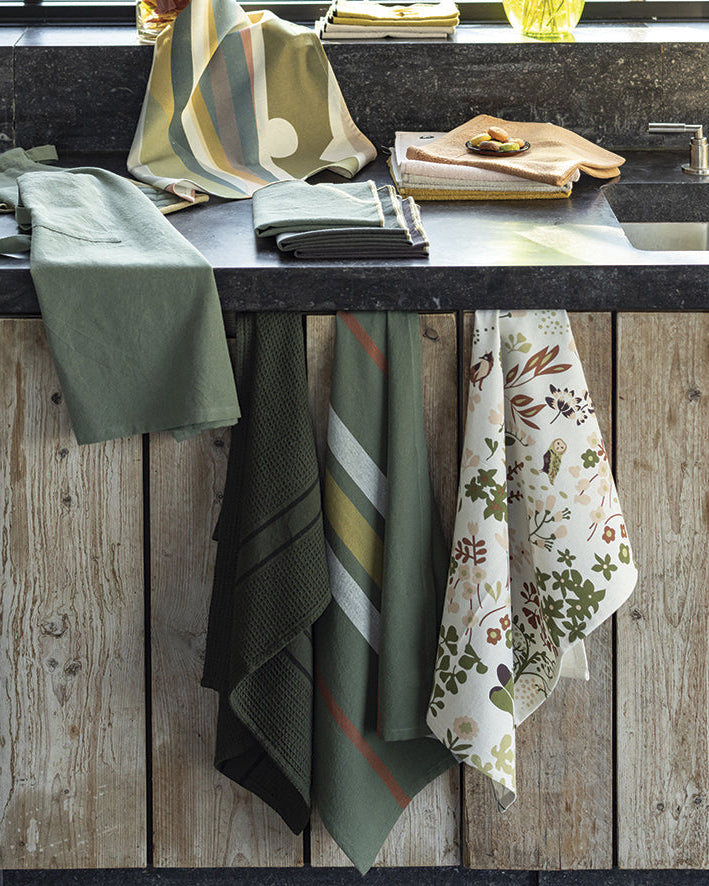 Strofinaccio riciclato Darian Blanc 50 X 70