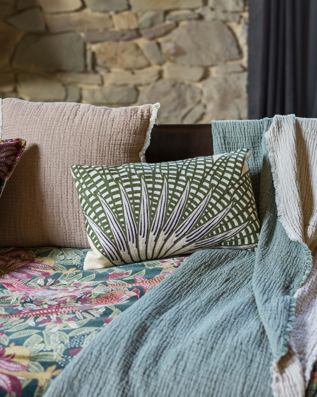 Cuscino ricamato Ewan Lin 40 X 65