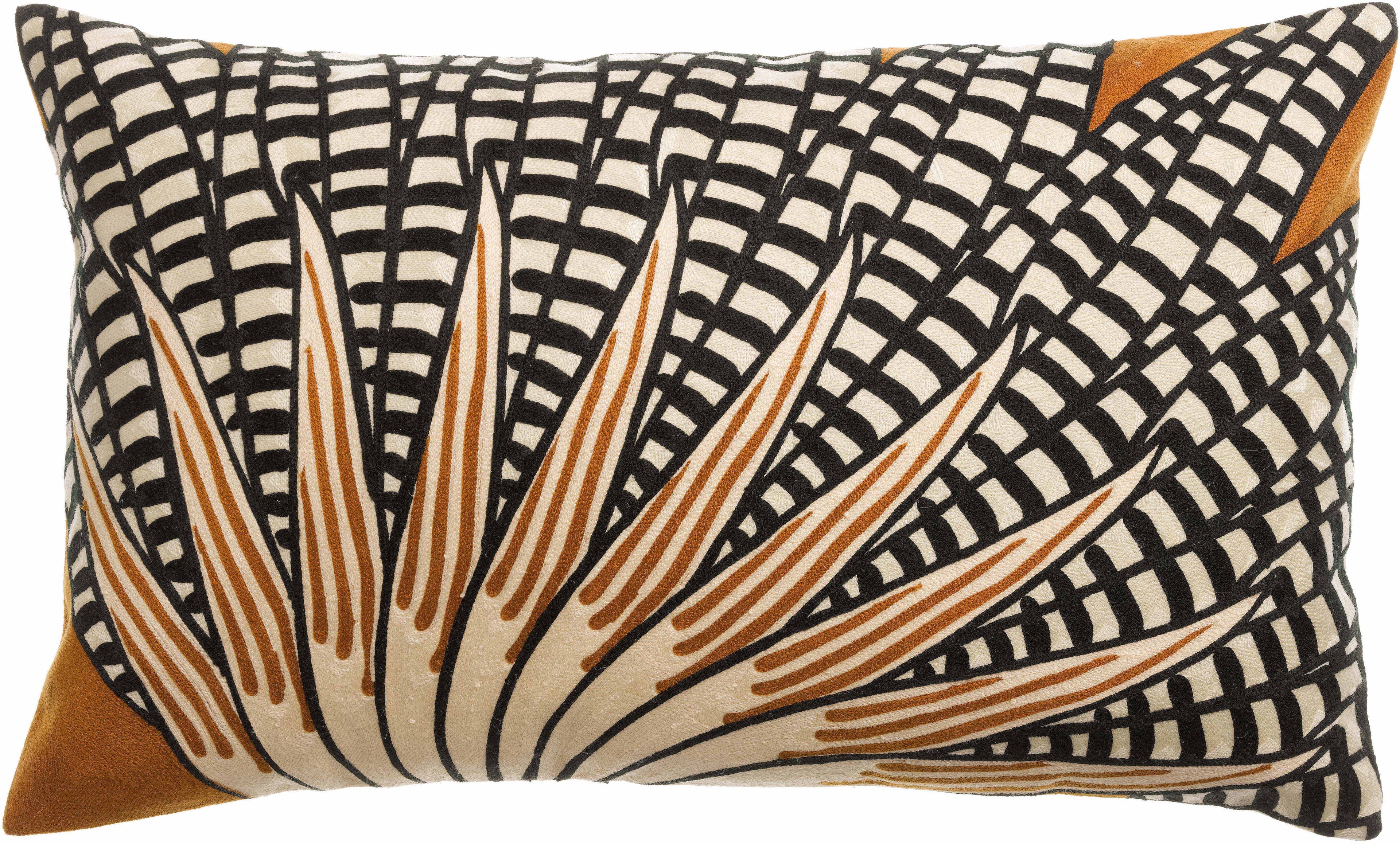 Cuscino ricamato Ewan Cuivre 40 X 65