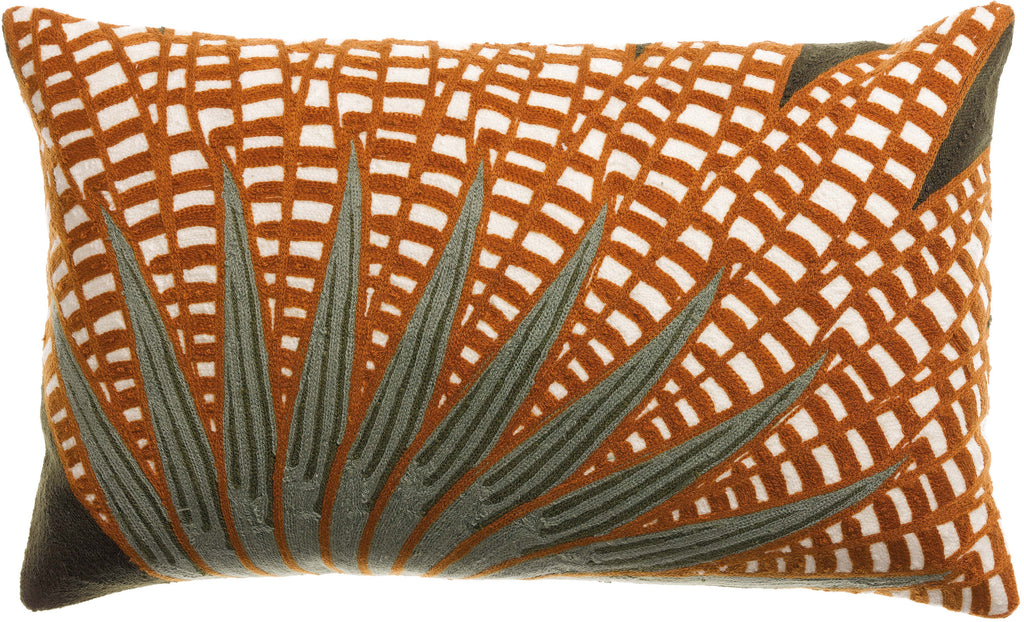 Cuscino ricamato Ewan Fougère 30 X 50