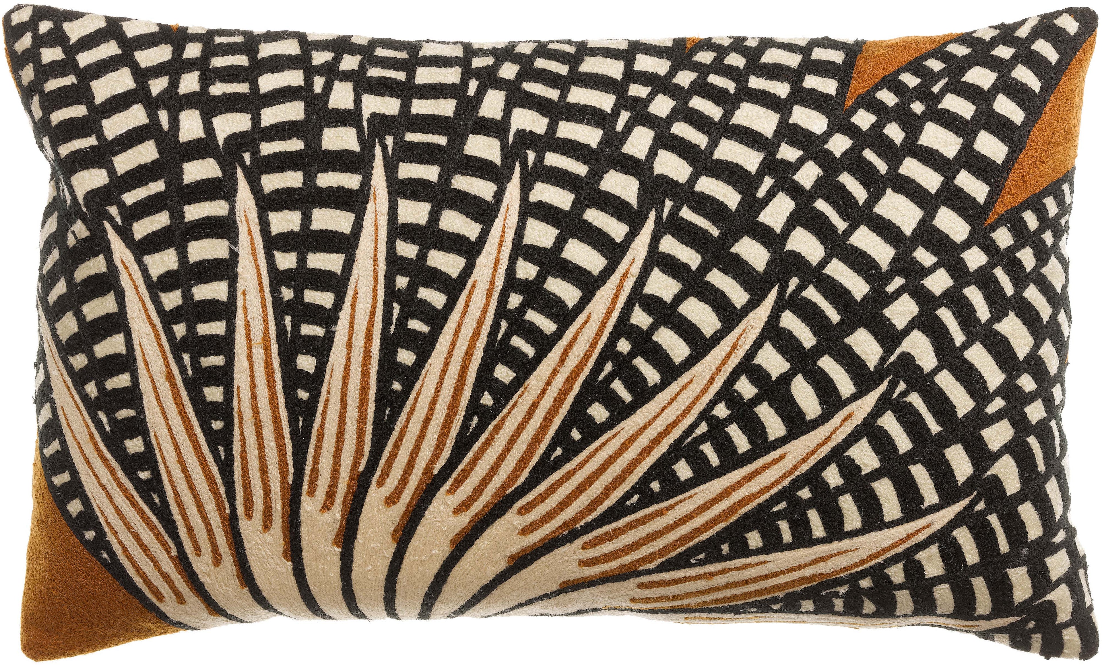 Cuscino ricamato Ewan Cuivre 30 X 50