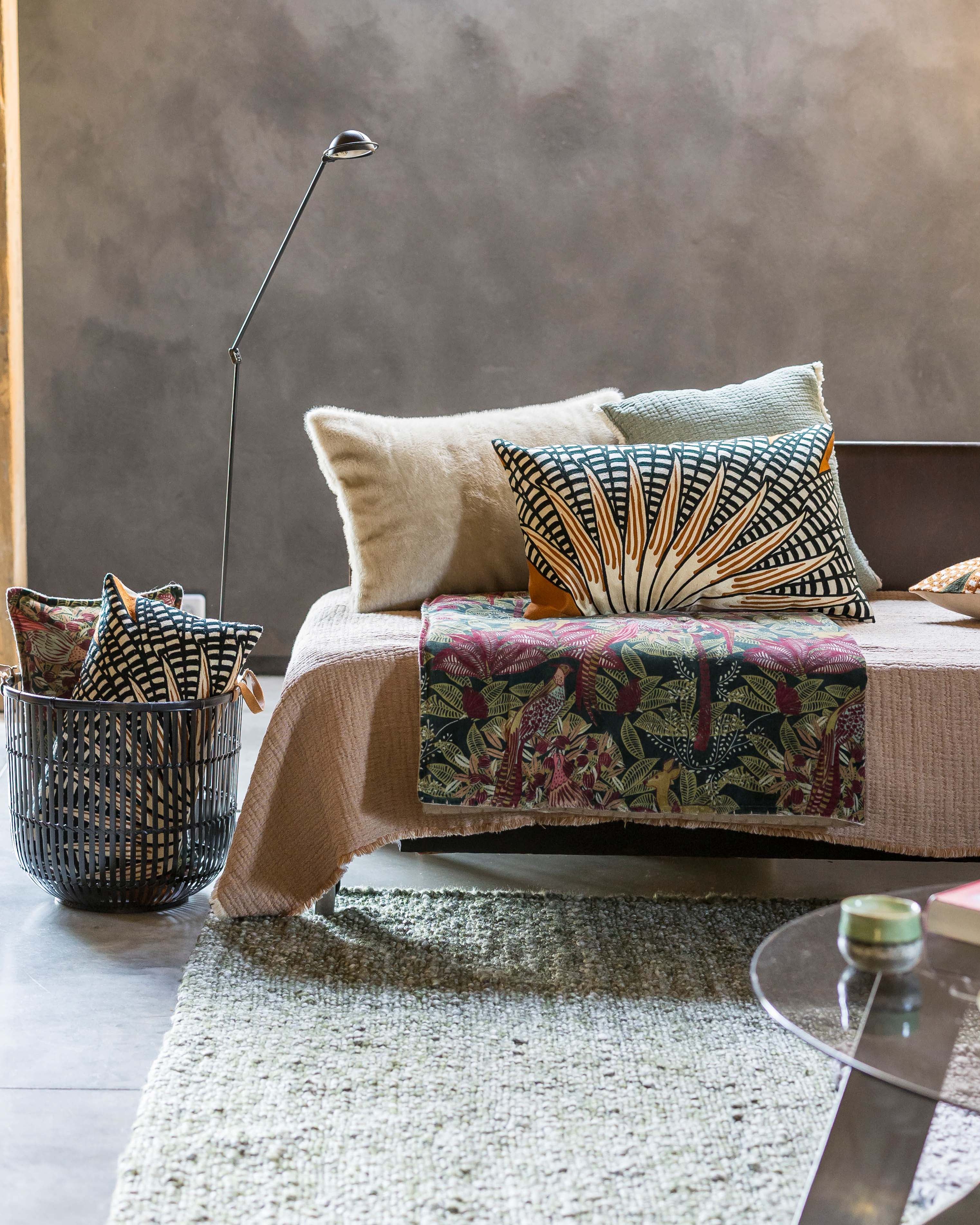 Cuscino ricamato Ewan Cuivre 30 X 50