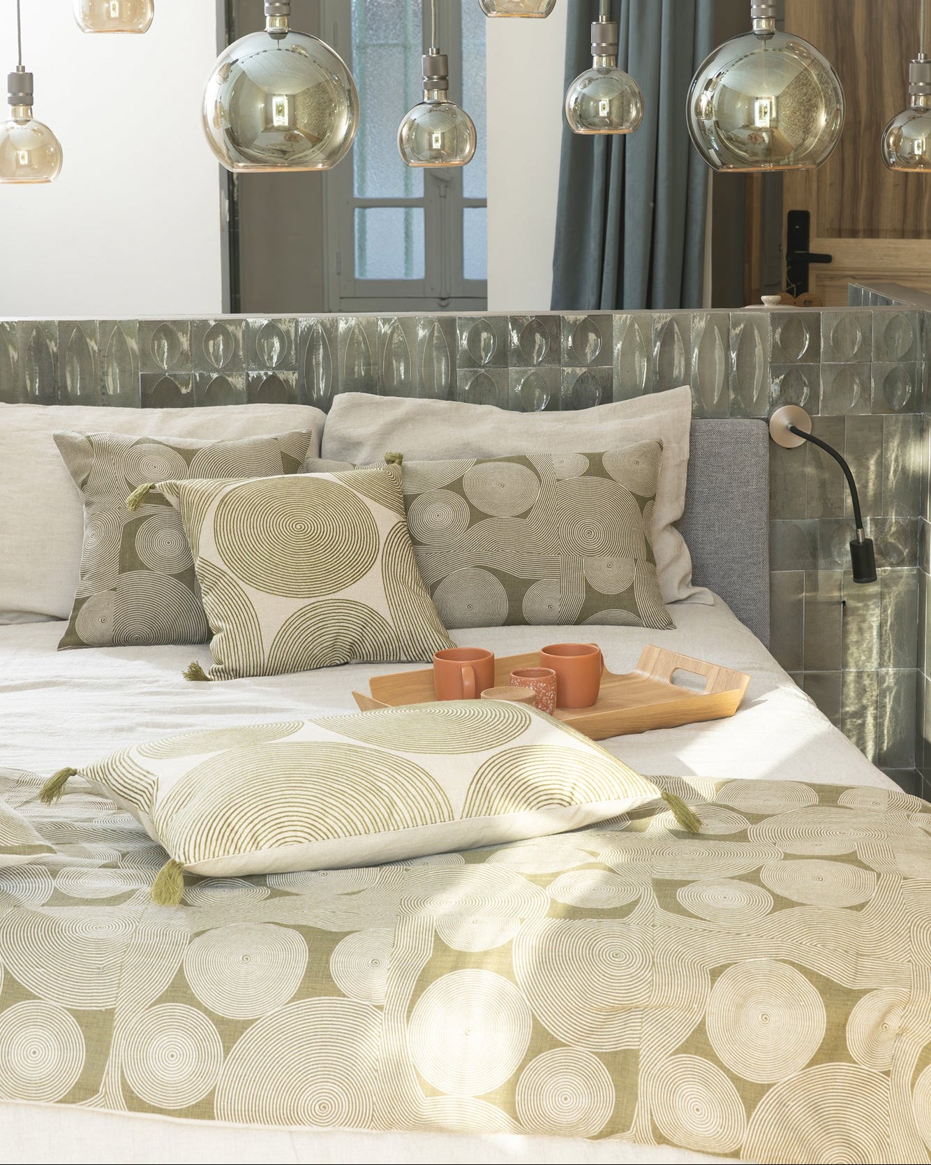 Cuscino Ricamato Tito Naturel 40 X 65