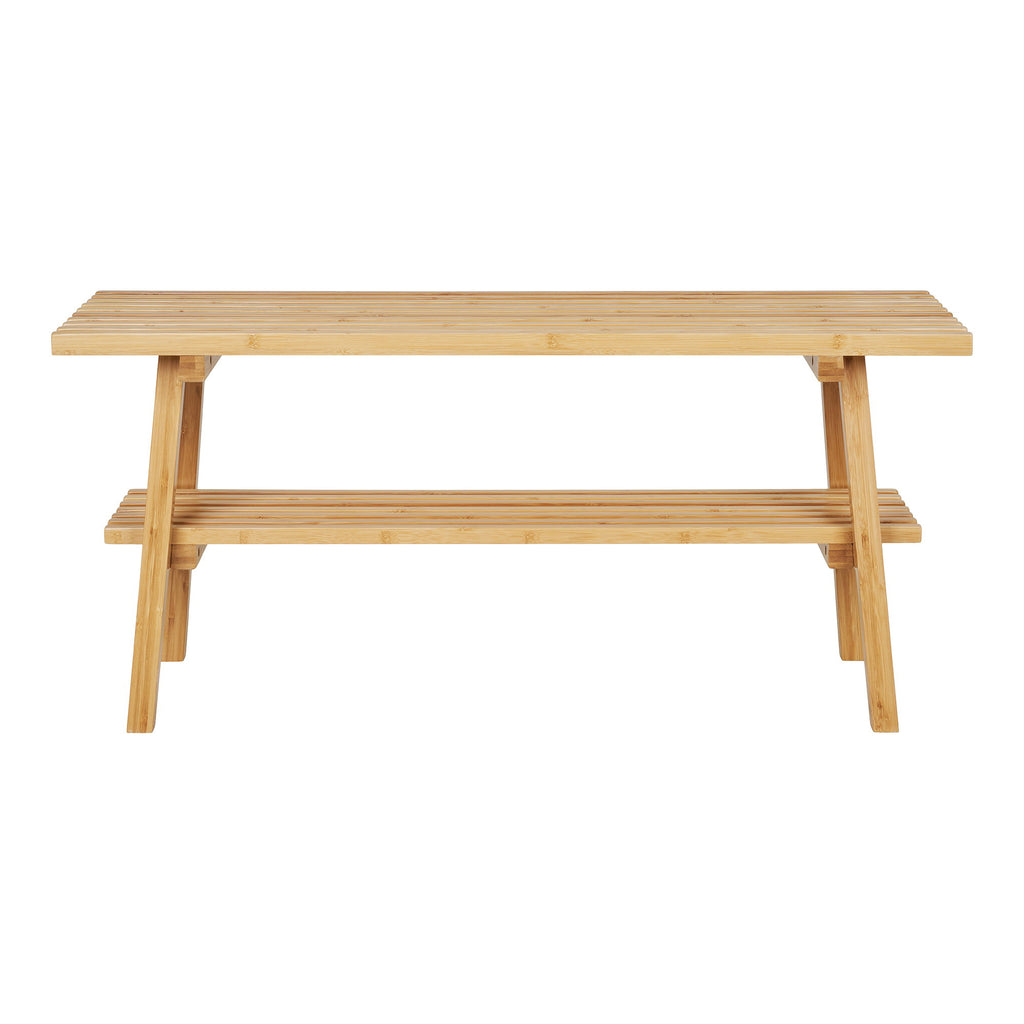 Ember - Panca in bambù, naturale 70x28x45