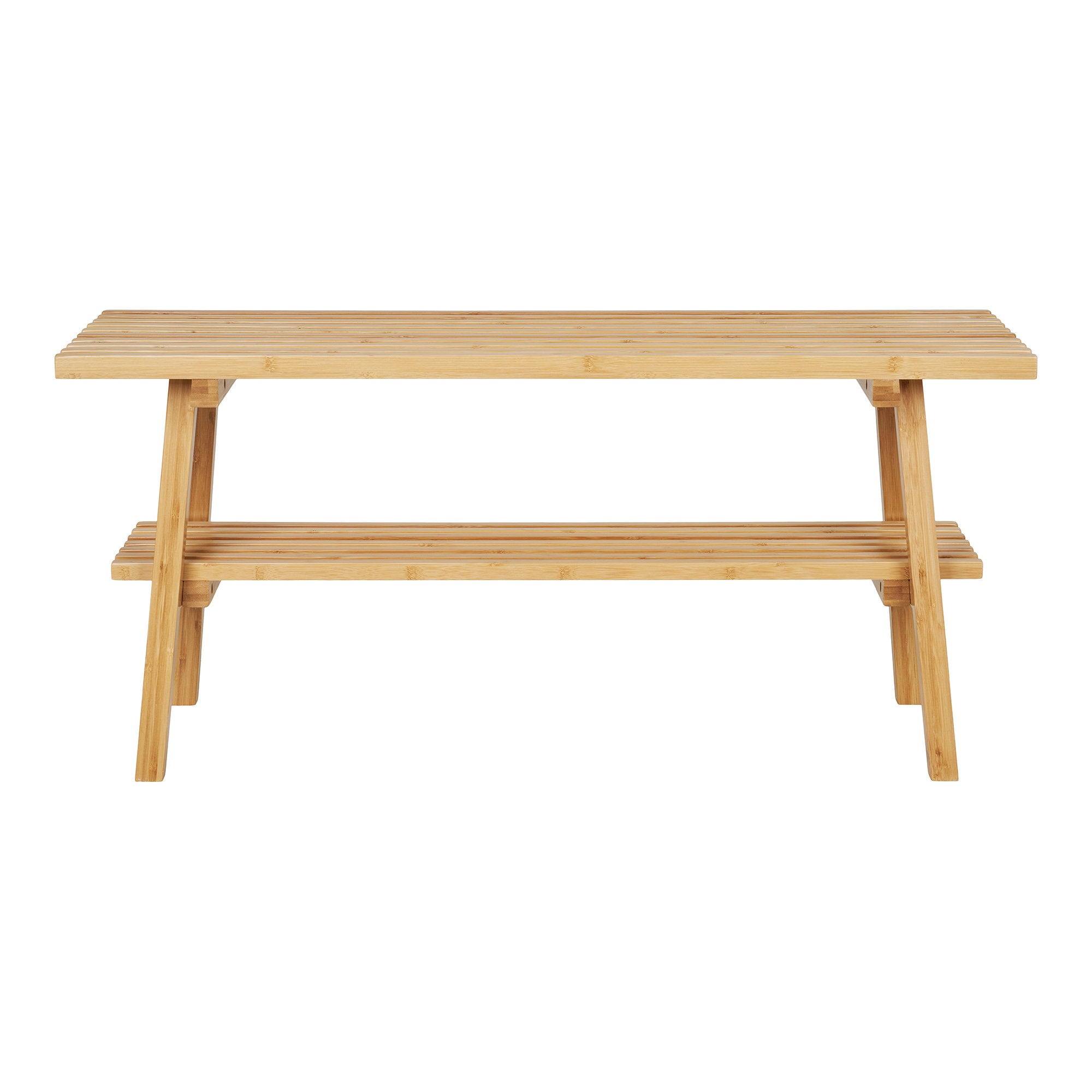 Ember - Panca in bambù, naturale 70x28x45