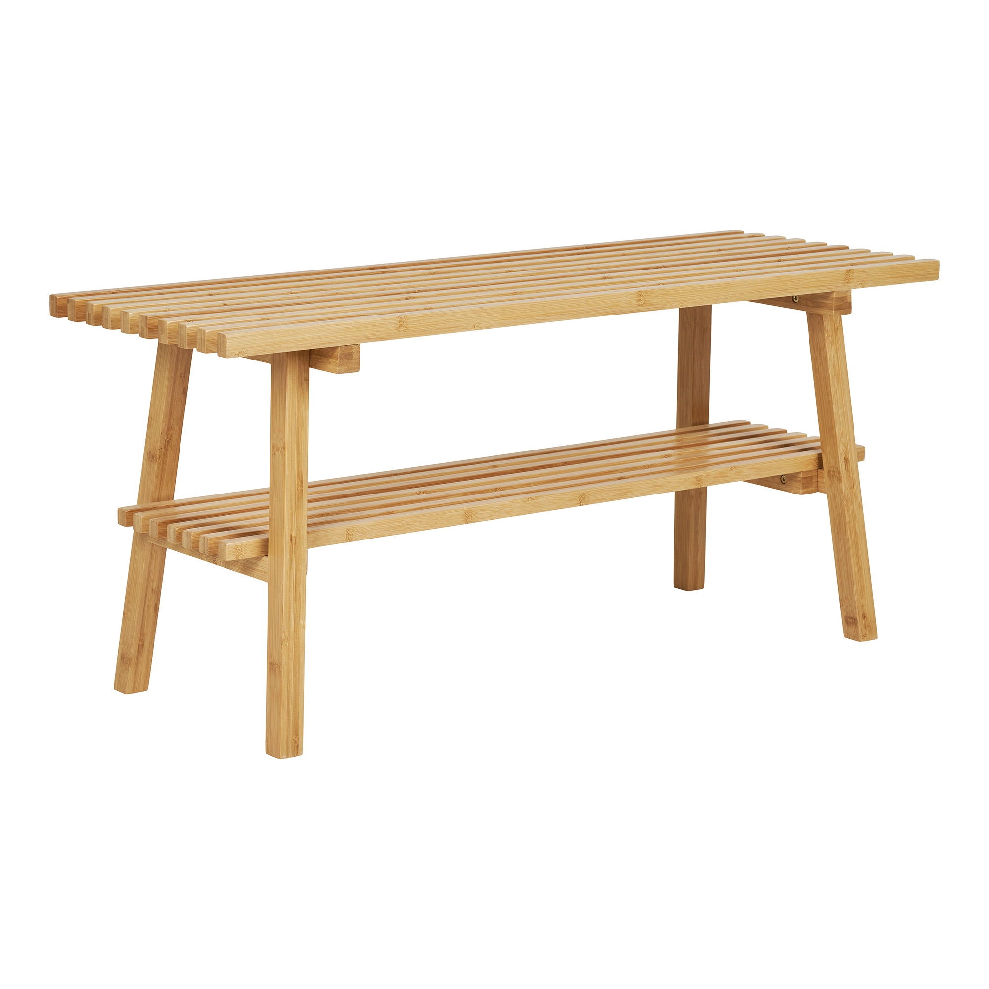 Ember - Panca in bambù, naturale 70x28x45