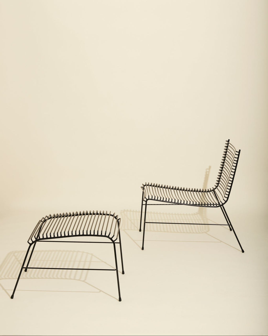 String - set 2 poltorne lounge, nera