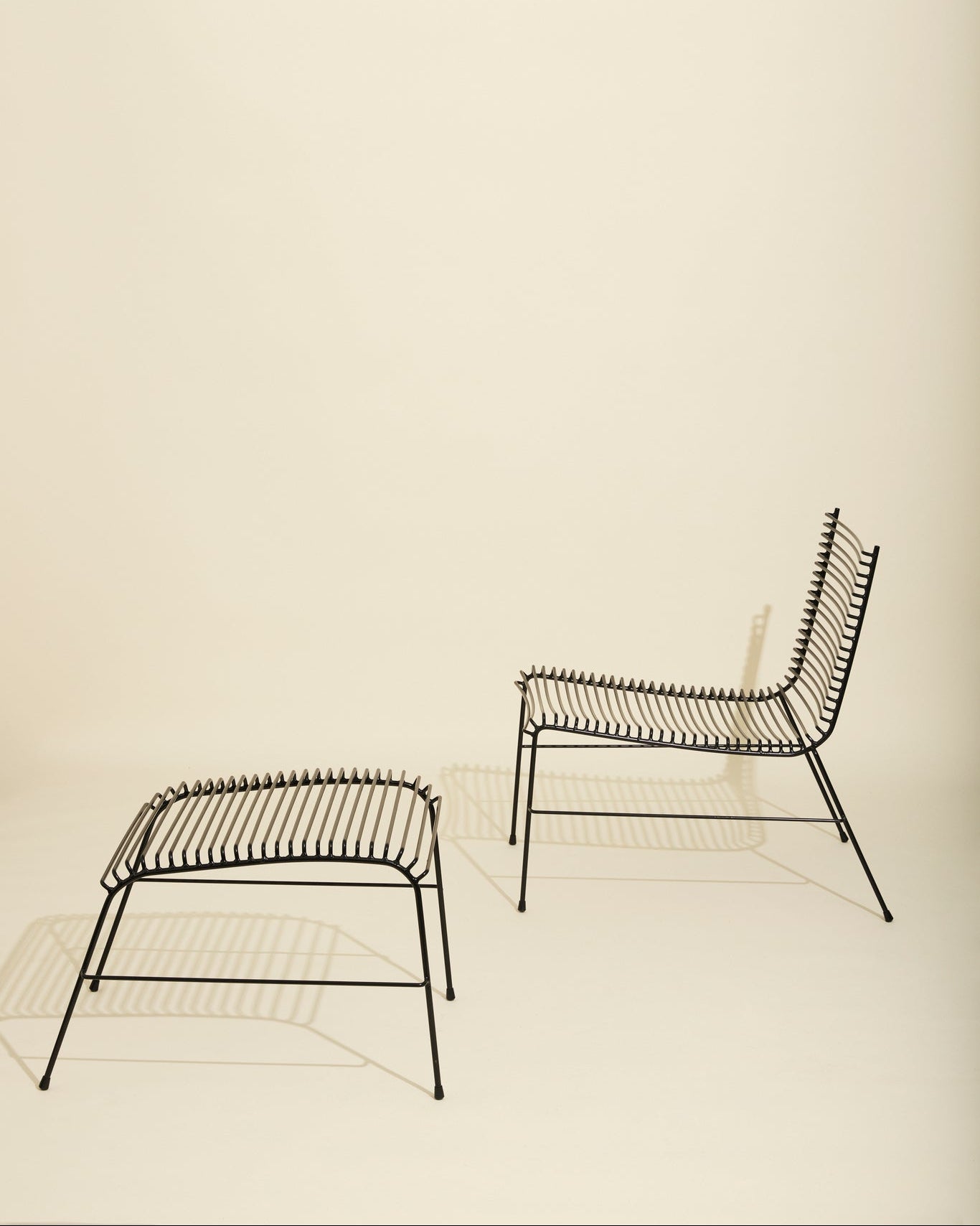 String - set 2 poltorne lounge, nera