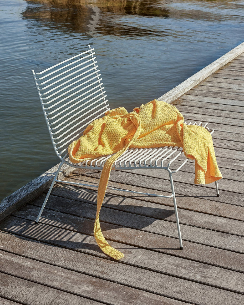 String - Set 2 poltrone  Lounge per esterno, grigio chiaro
