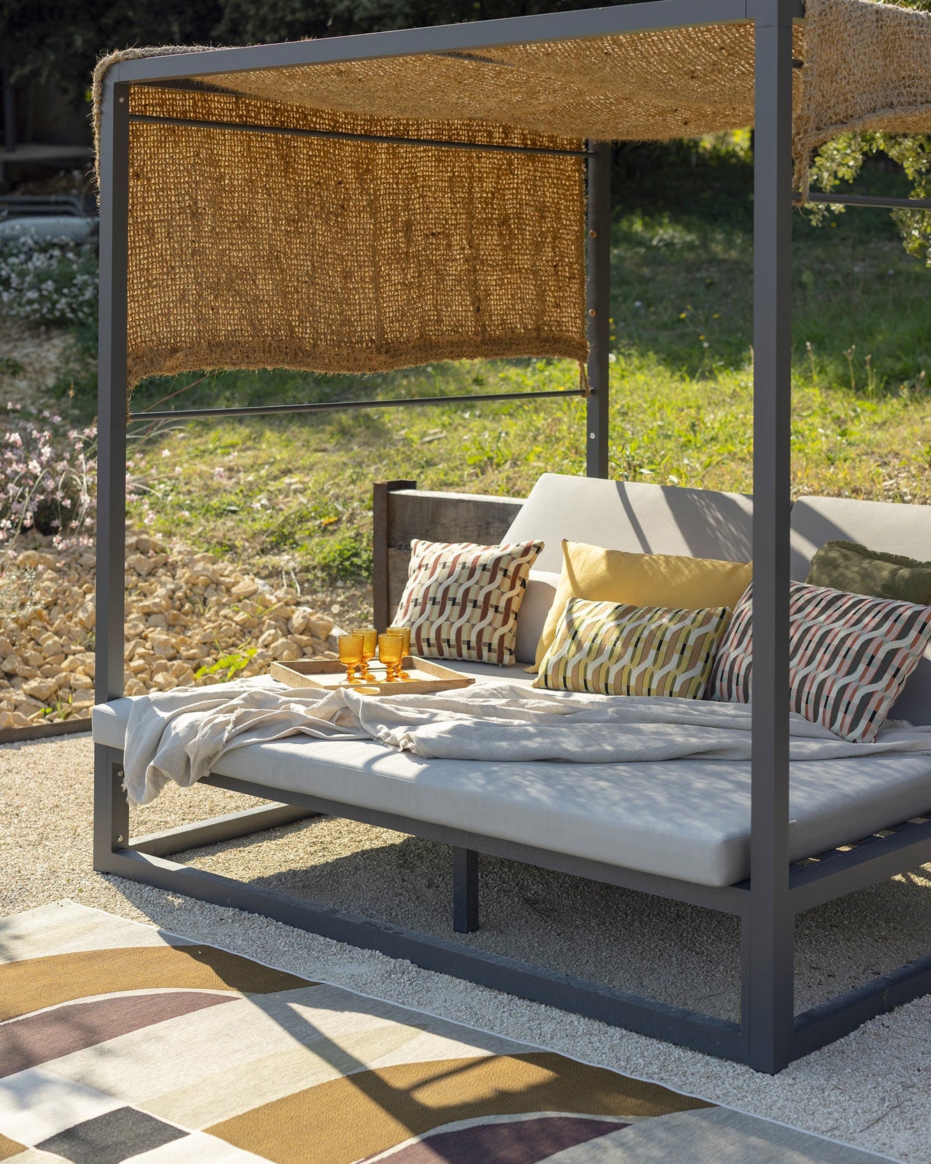 Cuscino da esterno Kali Moka 45 X 45