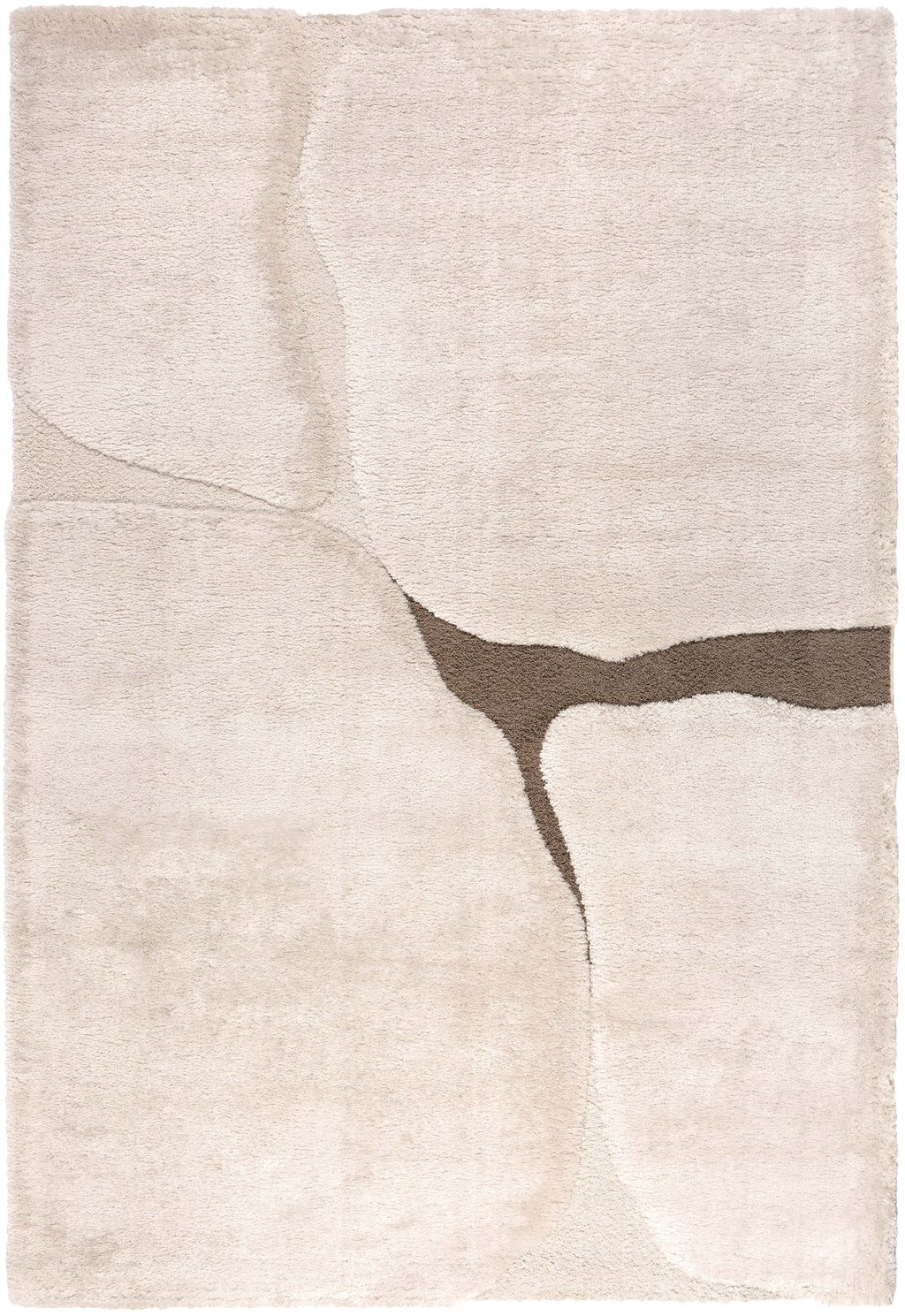 Tappeto riciclato Yan Neige 160 X 230 X 2