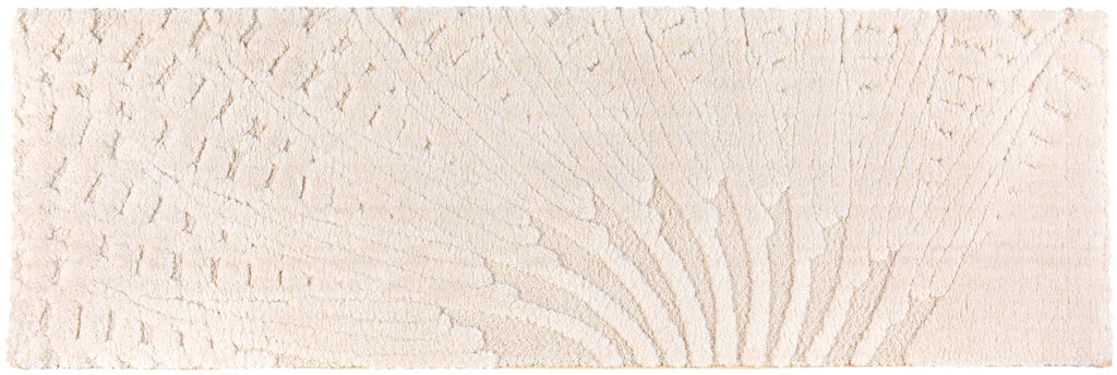 Tappeto riciclato Ewan Ivoire 67 X 200 X 2