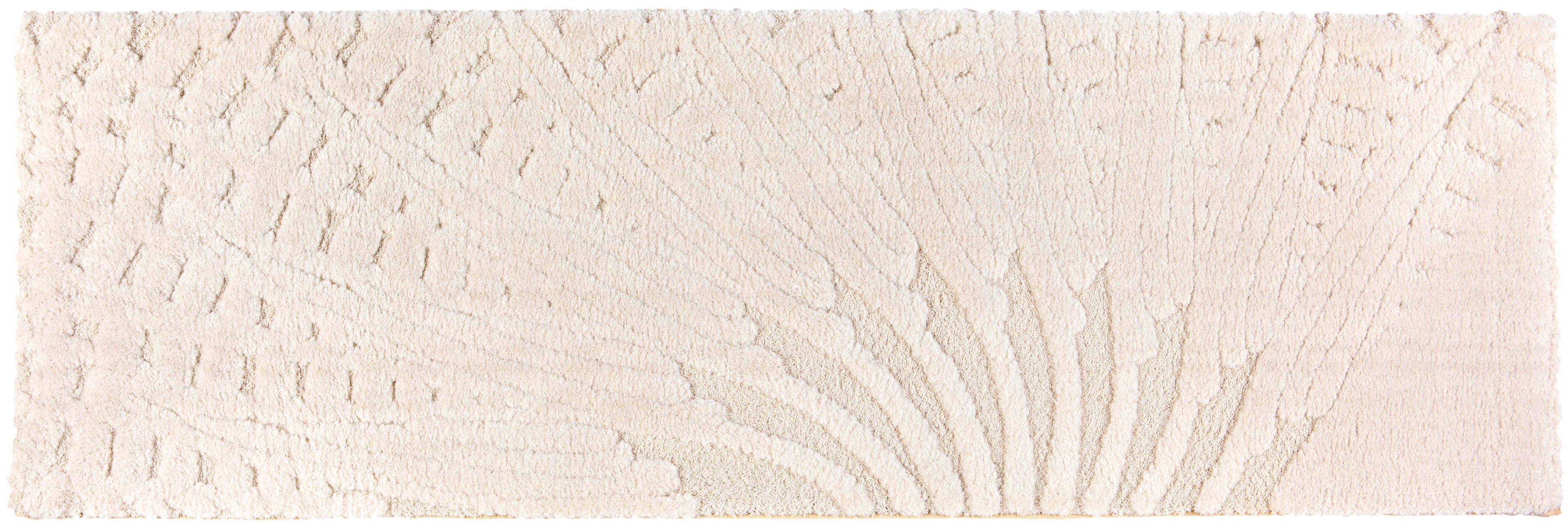 Tappeto riciclato Ewan Ivoire 67 X 200 X 2