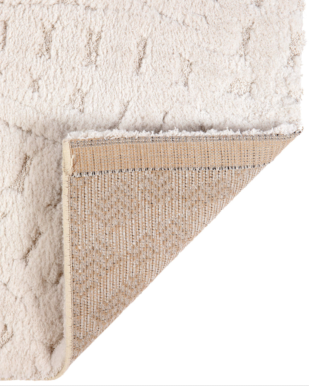 Tappeto riciclato Ewan Ivoire 67 X 200 X 2